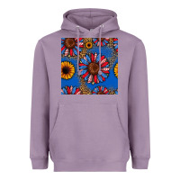 Lavender usa sunflowers seamless pattern Heavyweight Hoodie - HRA Design Shop
