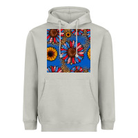 Moon Dust usa sunflowers seamless pattern Heavyweight Hoodie - HRA Design Shop