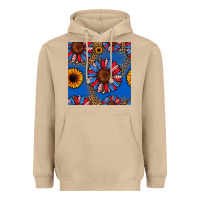 Mushroom usa sunflowers seamless pattern Heavyweight Hoodie - HRA Design Shop