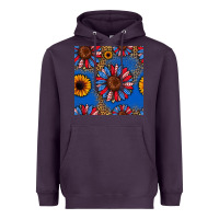 Plum usa sunflowers seamless pattern Heavyweight Hoodie - HRA Design Shop