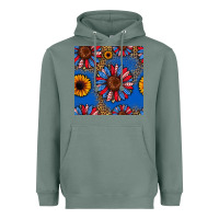 Sage usa sunflowers seamless pattern Heavyweight Hoodie - HRA Design Shop