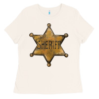 Bone sheriff star Ladies Tee - BarkalooDesign