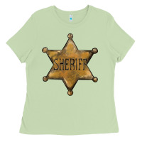 Matcha sheriff star Ladies Tee - BarkalooDesign