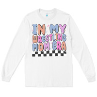 White in my wrestling mom era Long Sleeve Tee - MaliasSmallBusiness