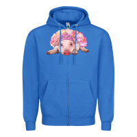 True Royal Balerina Baby Pig With Tutu Zipper Hoodie - RanaPortraitStore