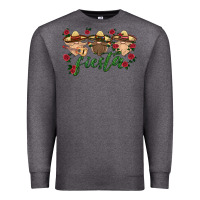 Charcoal Heather fiesta mexico gnome Premium Sweatshirt - HRA Design Shop