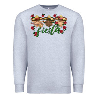 Heather Grey fiesta mexico gnome Premium Sweatshirt - HRA Design Shop
