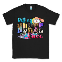 Black resting nurse face Classic Tee - Zillion Design Studio