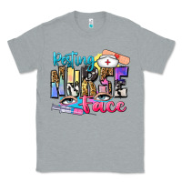 Heather Grey resting nurse face Classic Tee - Zillion Design Studio