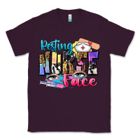 Plum resting nurse face Classic Tee - Zillion Design Studio