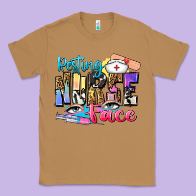Resting Nurse Face Classic Tee Designed By Zillion Design Studio