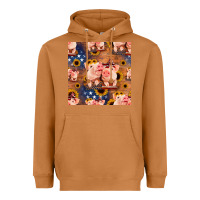 Meerkat american pigs seamless pattern Heavyweight Hoodie - HRA Design Shop