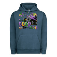 Pigment Midnight Navy let the good times roll Urban Hoodie - MaliasSmallBusiness