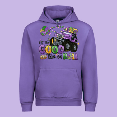 Let The Good Times Roll Urban Hoodie Designed By Maliassmallbusiness