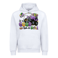 White let the good times roll Urban Hoodie - MaliasSmallBusiness