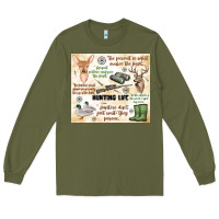 Army Green hunting life Long Sleeve Tee - MaliasSmallBusiness