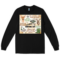 Black hunting life Long Sleeve Tee - MaliasSmallBusiness