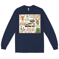 Navy hunting life Long Sleeve Tee - MaliasSmallBusiness
