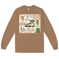 Toasted Coconut hunting life Long Sleeve Tee - MaliasSmallBusiness