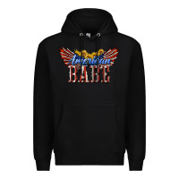 Black American Babe With Sunflowers Premium Hoodie - LillyAllenDesigns