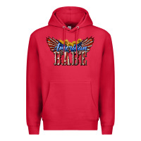 Cardinal American Babe With Sunflowers Premium Hoodie - LillyAllenDesigns