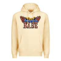 Pina Colada American Babe With Sunflowers Premium Hoodie - LillyAllenDesigns