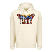 Tofu American Babe With Sunflowers Premium Hoodie - LillyAllenDesigns