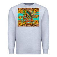 Heather Grey free spirit Premium Sweatshirt - HRA Design Shop