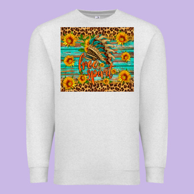Free Spirit Premium Sweatshirt Designed By Hra Design Shop