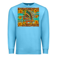 Ocean Blue free spirit Premium Sweatshirt - HRA Design Shop