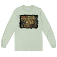 Matcha camouflage leopard background Long Sleeve Tee - BarkalooDesign