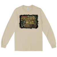Mushroom camouflage leopard background Long Sleeve Tee - BarkalooDesign