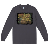 Smoke camouflage leopard background Long Sleeve Tee - BarkalooDesign