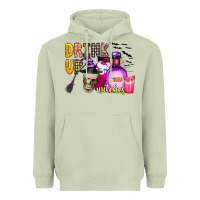Matcha drink up witches Heavyweight Hoodie - CowhideDigitalArt