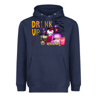 Navy drink up witches Heavyweight Hoodie - CowhideDigitalArt