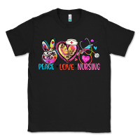 Black peace love nursing Classic Tee - Zillion Design Studio
