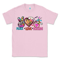 Bubblegum Pink peace love nursing Classic Tee - Zillion Design Studio