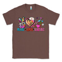 Chestnut peace love nursing Classic Tee - Zillion Design Studio