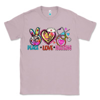 Lilac peace love nursing Classic Tee - Zillion Design Studio