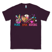 Plum peace love nursing Classic Tee - Zillion Design Studio