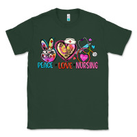 Sports Green peace love nursing Classic Tee - Zillion Design Studio