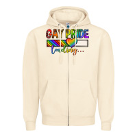 Sandshell gay pride loading lgbtq Zipper Hoodie - texasbilliewilder