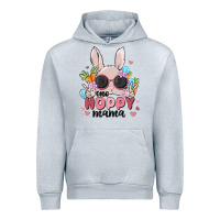 Heather Grey one hoppy mama Urban Hoodie - MaliasSmallBusiness