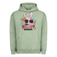 Pigment Oil Green one hoppy mama Urban Hoodie - MaliasSmallBusiness