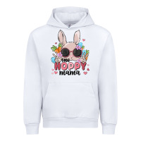 White one hoppy mama Urban Hoodie - MaliasSmallBusiness