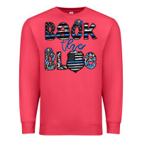 Cardinal back the blue1 Premium Sweatshirt - CowhideDigitalArt