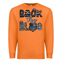 Carrot back the blue1 Premium Sweatshirt - CowhideDigitalArt
