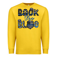 Lemon back the blue1 Premium Sweatshirt - CowhideDigitalArt