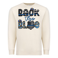 Sandshell back the blue1 Premium Sweatshirt - CowhideDigitalArt