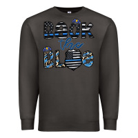 Smoke back the blue1 Premium Sweatshirt - CowhideDigitalArt